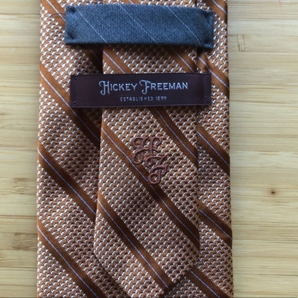 Hickey Freeman silk neck tie - Picture 2 of 6